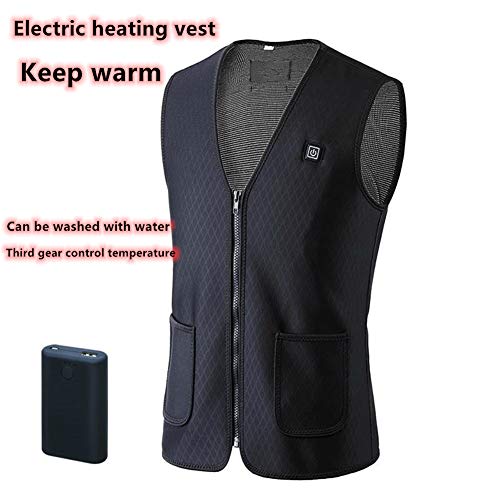 Chaleco calefactor unisex ajustable con calefacción USB para ropa de invierno 4