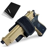 ARMORWERK Professional Gun Hook & Loop Holster with Adhesive Base for Mounting — Perfect Gun Holster or Hook and Loop Holster with Heavy Duty Nylon Stitching