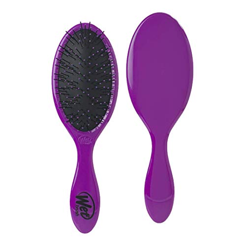 Wet Brush Original Detangler For Thick Hair - Purple - Detangling Knots, Snag-Free, Anti-Static Brush, Intelliflex Bristles, No pain, Split-Ends & Hair Breakage