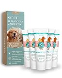 emmi-PET Ultraschall Zahnpasta für Hunde & Katzen 5x 75 ml I Für alle emmi-PET Ultraschallzahnbürsten I Schonende Zahnpflege I Zahncreme unterstützt Plaque-Reduzierung I Ohne Fluorid & Parabene