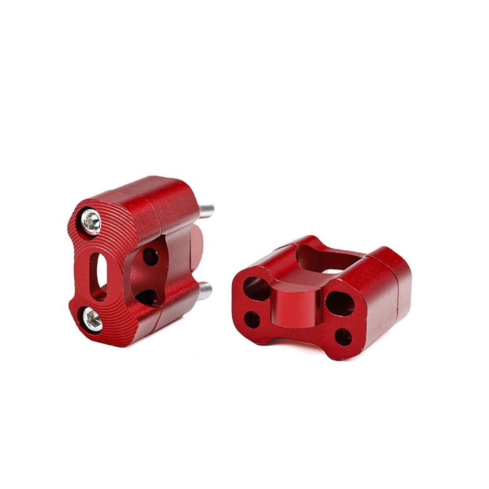 Moto Pinces Montage Guidon 1 Paire De Colliers Serrage pour Guidon Moto Tout-Terrain 22 Mm Et 28, Adaptateur pour Rehausseurs 7/8" 1-1/8"
