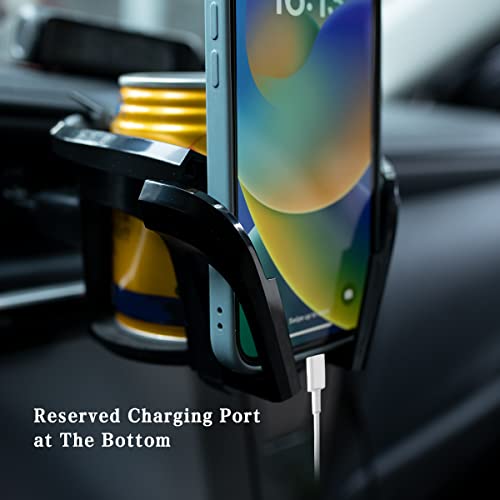 Apoohep Car Air Vent Cup Holder With Phone Holder, Multi-Functional Drink Holder For Car, Black And Red #TOP1