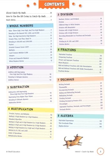 Shell Education 9798765970157 Catch-Up Math: 6Th Grade thumb #2