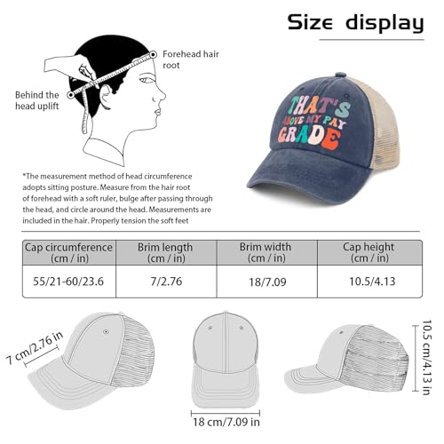 That's Above My Pay Grade Baseball Hats Cool caps for Women4
