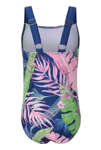 Image of Girls One Piece Swimsuits Halter Bathing Suits Summer Swimwear 3-16 Years