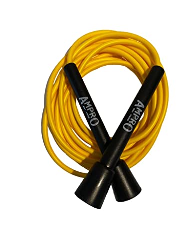 Ampro Zoom Adjustable Speed Skipping Rope 11ft - Jump Rope - Skip ...