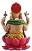 JFSM INC. Ganesh (Ganesha) Hindu Elephant God of Success Statue, 7 1/4-inch Multi-Colored