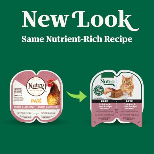 Image of Nutro Perfect Portions Pate Wet Cat Food, Chicken & Liver, 2.6 oz, 24 ct