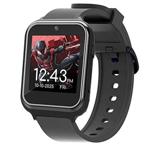 Lamshaw Sport Silicone Bands Compatible with Minecraft, Accutime,JoJo Siwa, Sonic, Disney Frozen Kids Touchscreen Interacitve Smart Watches,for Boys and Girls (Black)