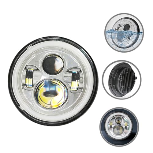 Faros LED para motocicleta Abaodam luces de conducción nocturna 3
