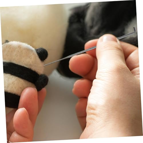Image of 7 Pcs Punch Needle Kit, Needle Felting Kit with Punch Needles for DIY Crafts, Embroidery Kit for Beginners and Professionals, Handmade Projects and Home Sewing