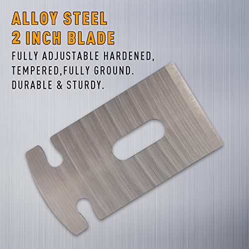 Hoteche No.4 Wood Plane - Adjustable Smoothing Bench Hand Planer For Woodworking And Trimming - 9.5-Inch Jointer Plane With 2-Inch Blade #TOP5