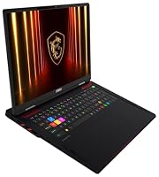 MSI Raider 18 HX AI Gaming-Laptop, 18" UHD+ Mini-LED Display, Intel Core Ultra 9, NVIDIA GeForce RTX 5080, 64 GB DDR5 RAM, 4 TB SSD, Windows 11 Home, QWERTZ Tastatur, Schwarz, A2XWIG-075 – Ansicht 9