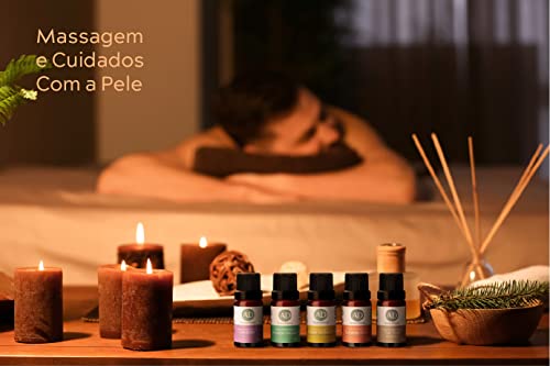 Kit Óleo Essencial do Relaxamento. Ajuda a Diminuir Tensão, Ansiedade e Insônia - Lavanda & Ylang Yl