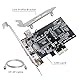 CY Karte PCI-E 1X 4X 16X auf Firewire 400 Capture Card IEEE 1394a PCI Express 4 Ports Karte 6Pin und 4Pin IEEE-1394 400Mbps Adapter für Windows Mac Os Linux