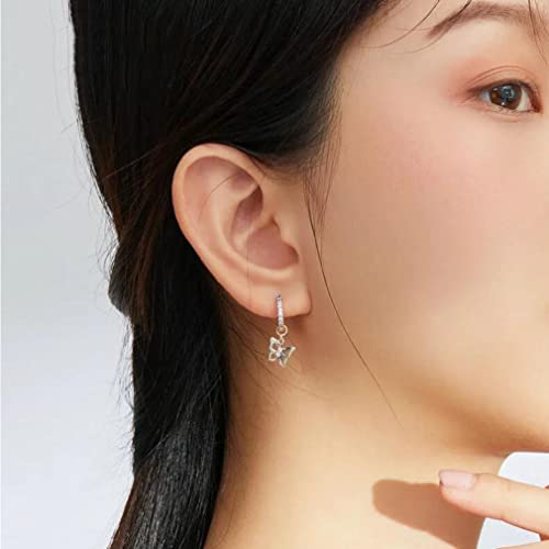 Bijoux papillon en zircon transparent pour sublimer vos soirées - 2