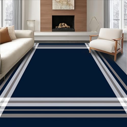 Tapete decorativo azul 8x10 ODika para área alta tránsito