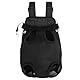 HTTDSLF Haustier Rucksack Hund Katzen Tragetasche, Verstellbarer Hunde-Tragerrucksack, Haustier-Tragerucksack, für Klein Mittler Hunde Katzen Welpen, M, Schwarz