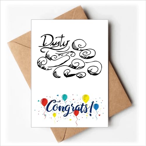 Cartes de mariage nuageux peint à la main décoration table de fête
