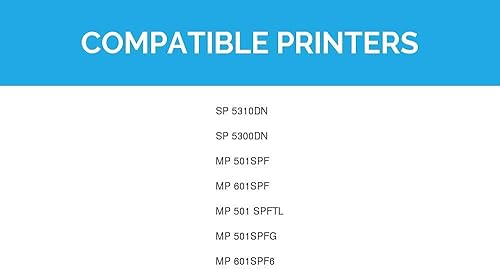 Miniatura 9 de LD Compatible Cartucho de tóner de repuesto para Ricoh 407823 (negro)