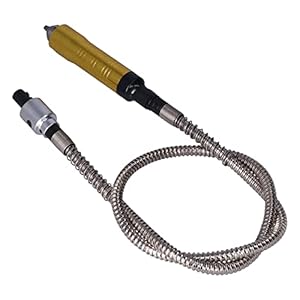 Flexibele schacht voor slijpmachines. Flexibele schachtbevestiging met boorkop voor elektrische slijpmachine of elektrische boormachine