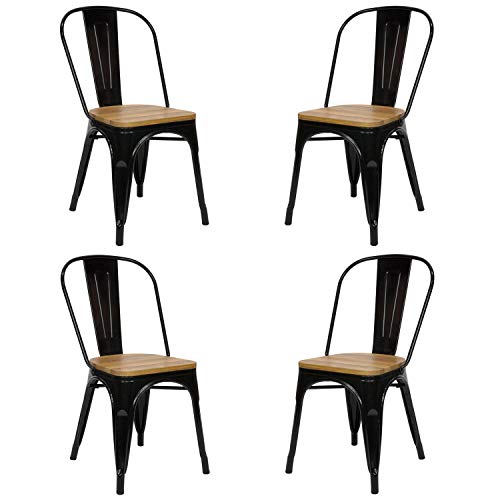 Vaukura Silla Oliix  Pack 4 : Silla Industrial