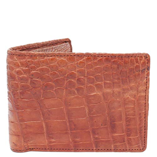 Double Side Genuine Alligator, Crocodile Leather Skin Men's Bifold Wallet2