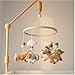 The Peanutshell Crib Mobile for Boys or Girls - Wooden Musical Baby Crib Mobile with 12 Lullabies, Jungle Animal, Baby Mobile Crib Safari Serenity Nursery Decor