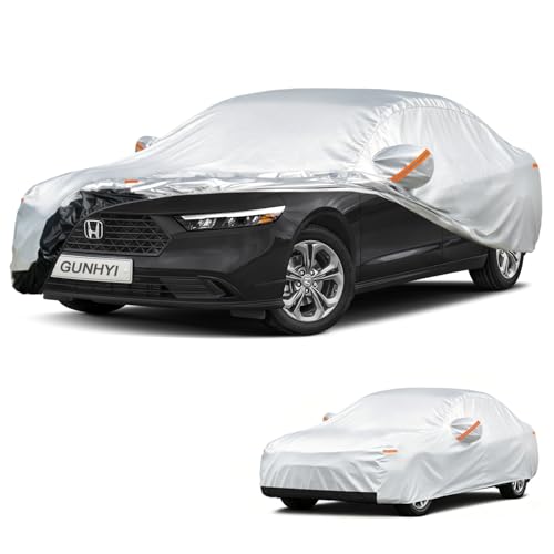 Image of GUNHYI Car Cover Custom Fit Honda Accord (1990-2026) Waterproof for Automobiles, Oxford Sun Rain Dust Snow Protection (Ships from US Warehouse, Delivery 3-8 Days)