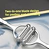 Huakai Multifunction Vegetable Peeler Julienne Peeler for Kitchen (2-in-1 peeler) #2