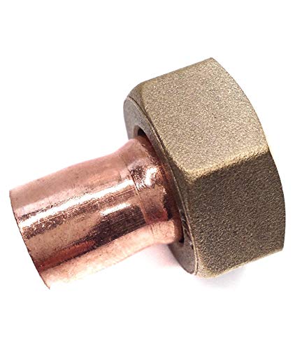 End Feed Straight Tap Connector - 15mm x 3/4" BSP - Pack of 2, Copper, Pipe Size - 15mm - Image 4