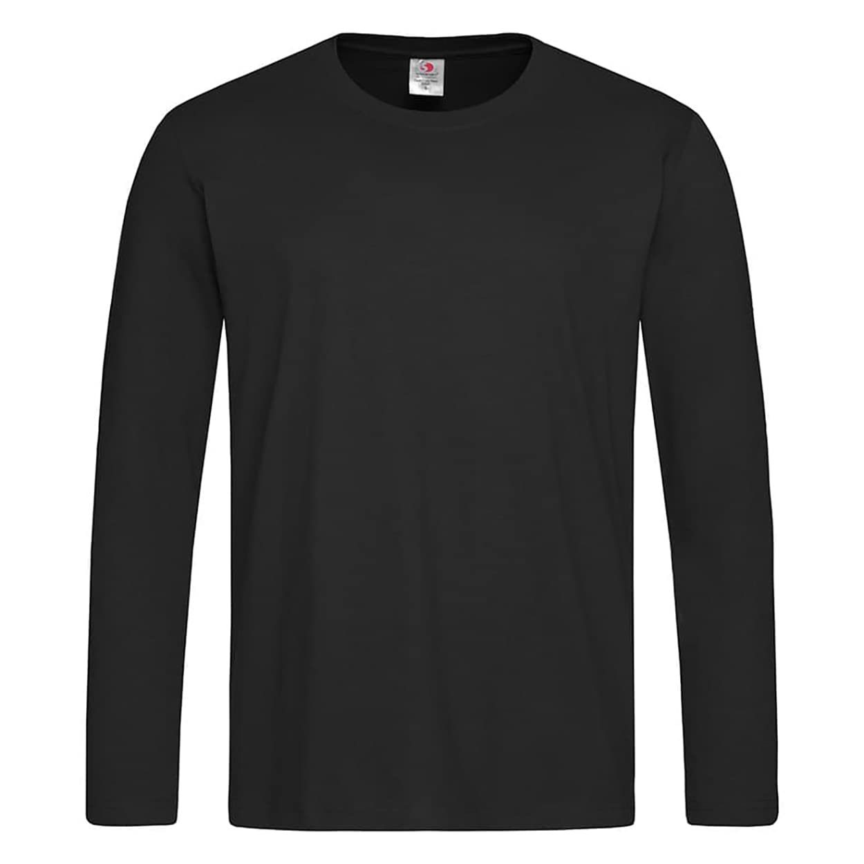 Stedman Apparel Men's Classic-T/ST2500 Regular Fit Long Sleeve T-Shirt, Black Opal, Small