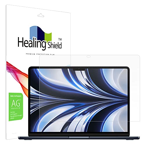 Healingshield �X�L���V�[���t���ی�t�B���� Screen Protector Anti-Fingerprint Anti-Glare Matte Film Compatible with Apple Air 13 2022 M2