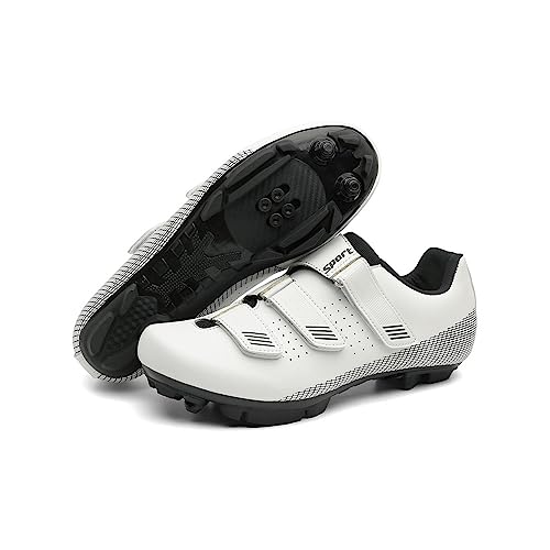 Hixingo Zapatilla de Ciclismo Hombre Mujer, Zapatos Bicicleta de Carretera Exterior MTB Al Aire Libre, Zapatillas de Ciclismo Unisex Adulto Respirables Antideslizantes -9911