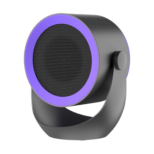 Ventilador Calefacción | Dos Niveles De Calor Orientación 90° Ventilador Circulador | Mini Calefacción Silenciosa Seguridad Apagado Autónomo y Sobrecalentamiento para Hogar