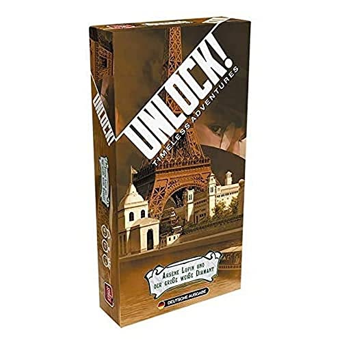 Asmodee, Unlock! – Arsène Lupin und der große weiße Diamant, Familienspiel