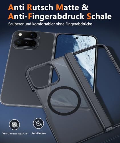 Image of FNTCASE for Google Pixel 11 Pro Fold Case Matte with Hinge Protection