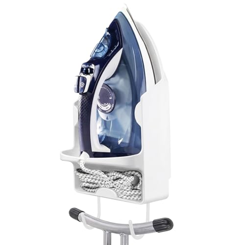 Newthinking Iron Holder with Hook Wall Iron Stand and Ironing Board Holder