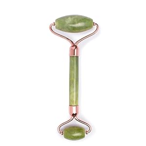 ISLAND JADE Rose Gold Gemstone Facial Roller