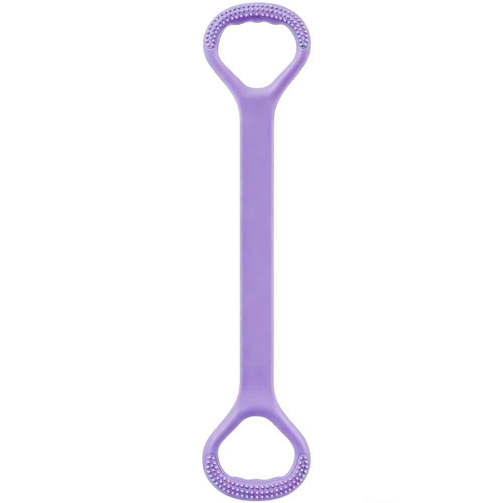 8-Shaped Fitness Resistance Bands - High Elastic Resistance Yoga Rope, Home Training Chest,Arm,Shoudler Back Expansion and Stretching Band, Yoga Pilates Fitness Band 1 Pack, Purple-image-23