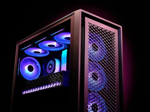 Image of CORSAIR Frame 4000D Vault Series Modular Mid-Tower ATX PC Case - High Airflow, InfiniRail Fan Mounting System, Modular Customization, Spacious Interior, GPU Anti-Sag - Galaxy