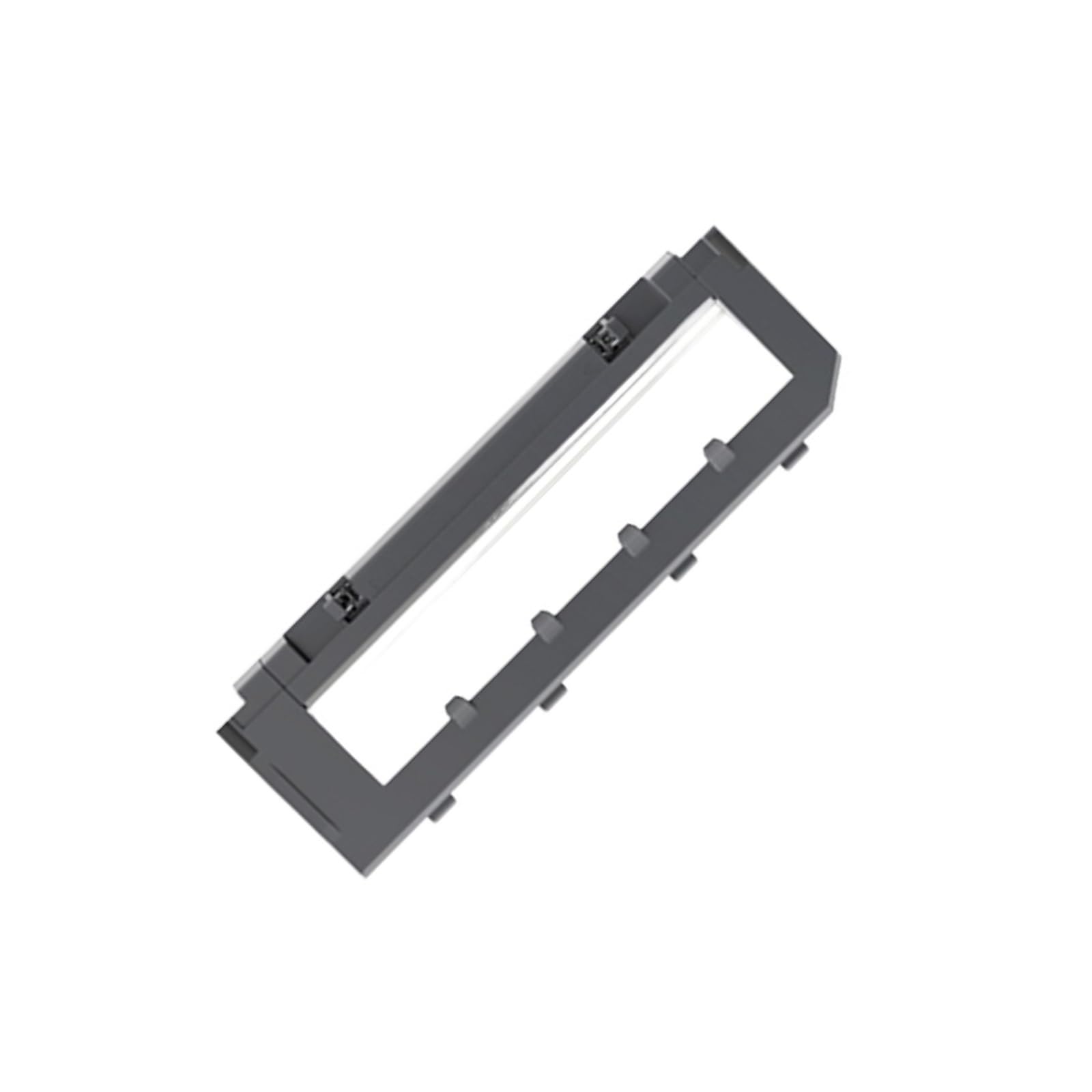 GENTERUN Main Brush Cover,Compatible For Roborock,S7 Q7 Max S7 MaxV Robot Vacuum Mop Cleaner Parts Spare Replacements Grey And Black(Black Cover)