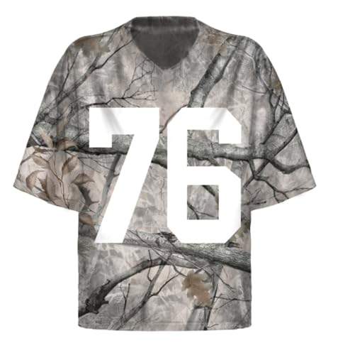 CUTEGAL Y2k Camo Jersey Number Graphic Tees Leaf Print Short Sleeve Camouflage Shirt Summer Vintage Oversized Tees Streetwear