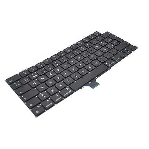 Pardarsey Zapasowe podświetlenie tła hiszpańskiego ESPAÑOL Teclado kompatybilne z MacBook Pro 14" A2442, 16" A2485 2021 rok klawiatura + śruby + śrubokręt