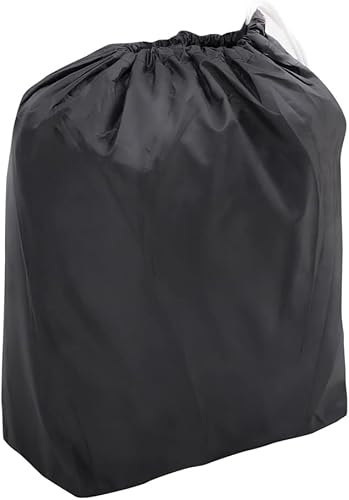 Miniatura 6 de 600DDenier - Funda para carrito de golf de poliéster resistente (negro, 95 pulgadas de largo x 49 pulgadas de ancho x 62 pulgadas de alto (2