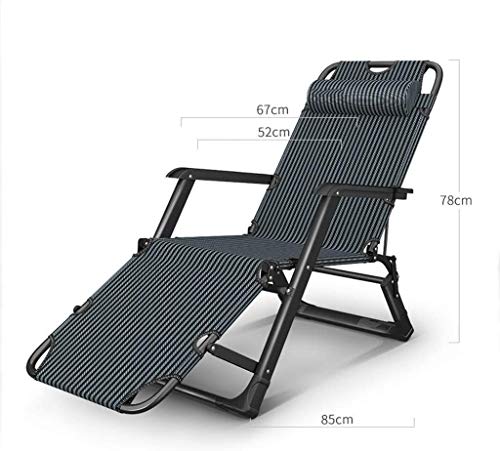 Chaise de jardin inclinable pliable avec position zero gravity - 2