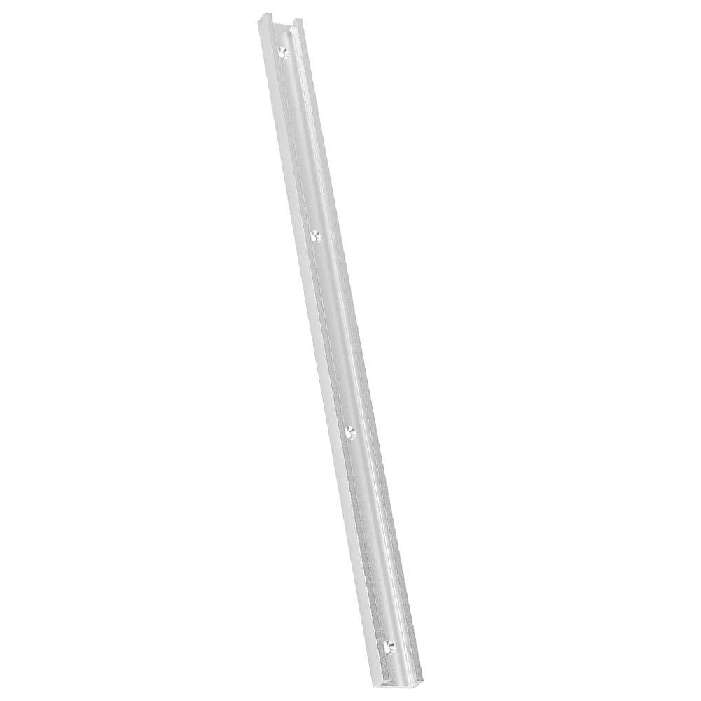 Prowadnica ukośna ze stopu aluminium do obróbki drewna Profil z 30 rowkami typu T do śruby T i szybko działającego zacisku - Prowadnica ze stopu aluminium o długości 600 mm do (Jedna rynna typu 30