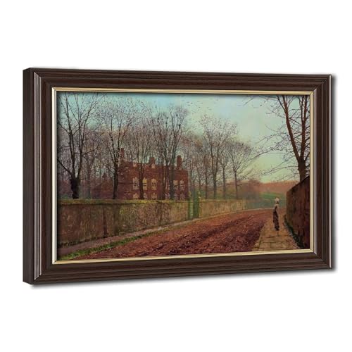 Impression sur toile The Rooker décoration murale bureau tableau suspendu John Atkinson Grimshaw