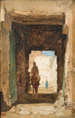 Art Mural Rue Animée Zaouia Gustave Guillaumet pour Décoration Chambre