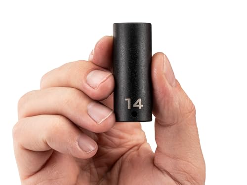 Image of TEKTON 1 /4 Inch Drive x 14 mm Deep 6-Point Impact Socket | SID03114